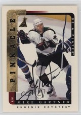 1996-97 Pinnacle Be A Player Auto Mike Gartner #25 Auto HOF 0o9