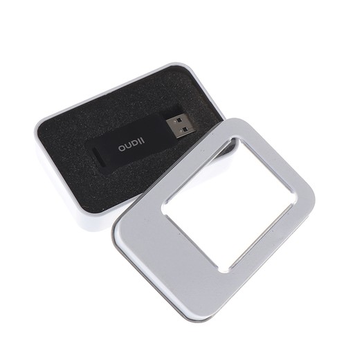 Tinplate U Disk Small Square Box Badge Gift Metal Packaging Box U Disk Large _si - Zdjęcie 5 z 16