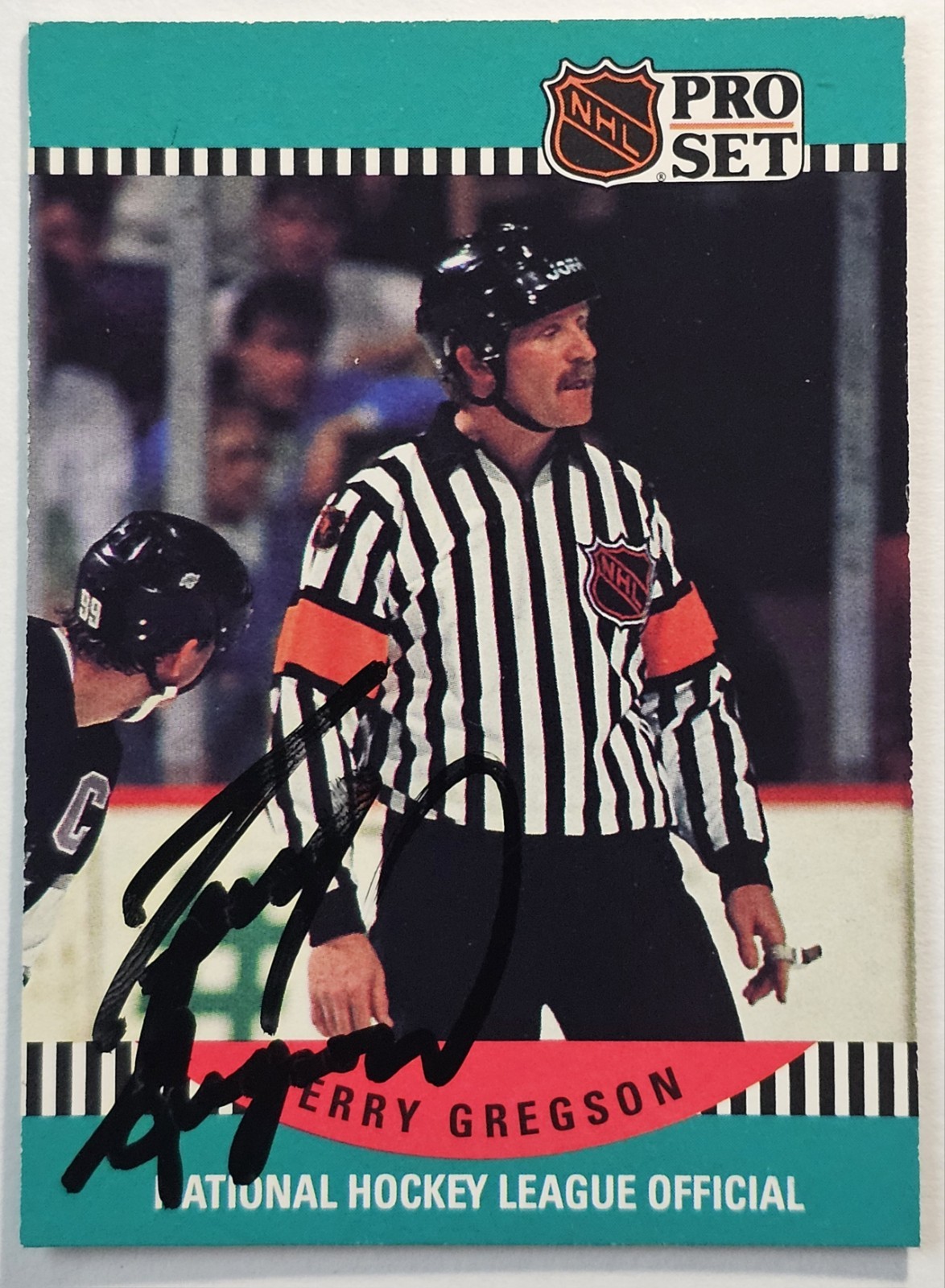 1990-91 Pro Set #688 Terry Gregson Signed Authentic Auto Free USA Shipping