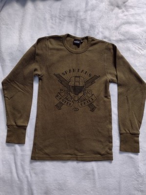 Rare Vintage Bungie HALO 3 Master Chief Xbox 360 Long Sleeve Shirt Green Size M