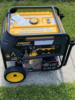 FIRMAN H07553F Dual Fuel 9400W 120/240V Electric Start Generator