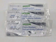 Lot of 3 Dynarex Resp-02 Closed Suction Tracheostomy Catheter 14 FR No.31012