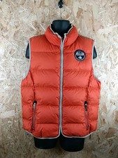 Napapijri Padded body warmer Mens Orange Size Extra Large Gillet