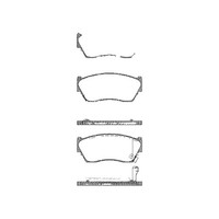 Bremsbelagsatz Scheiben 16,5 Mm Triscan Iam-Expertise FüR U.A. Nissan Sunny