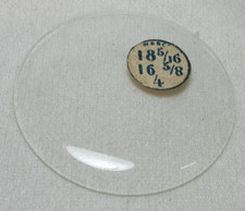 GLASS POCKET WATCH CRYSTAL 18 5/16 H 4 WATCHMAKER REPLACEMENT PART 320