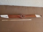 Vintage 40-42 Inch Wooden Ground Strike Aircraft Propeller California Props — photo 1