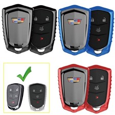 1pc TPU Key Fob Cover Case for 2015-2020 Cadi...