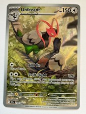 2025 Pokemon Unfezant Illustration Rare 150/086 Black Bolt (NM)