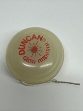 Vintage Duncan Yo-Yo Glow Imperial Glow In The Dark Classic 1980's Toy