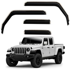 Sun Rain Visors Wind Rain Guards for 2020-2027 Jeep Gladiator