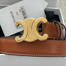 Celine triomphe belt size 90CM Comes with dust bag and box
