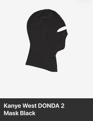 🔥 RARE DROP: Kanye West DONDA 2 Mask (Black) 🔥 | eBay