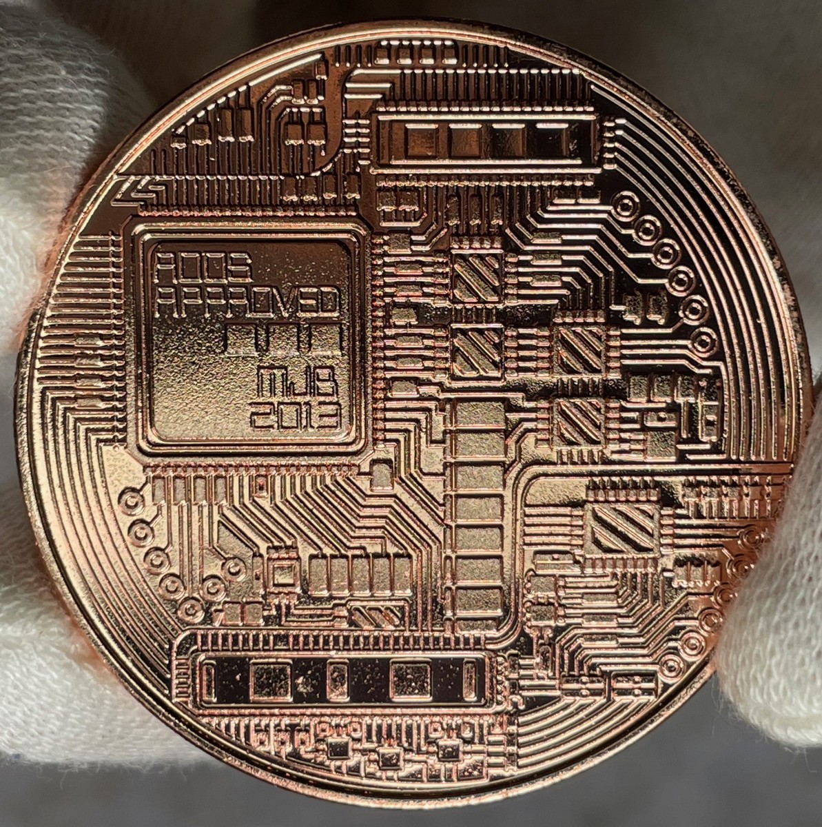 Physical Bitcoin 2013 Commemorative Token .999 Copper Proof UNC | eBay