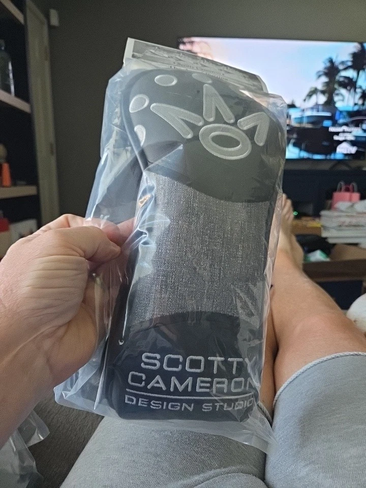Scotty Cameron Heather Gray 7 Point Crown Driver HeadCover Golf Cover