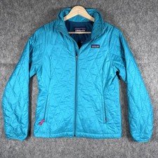 Patagonia Nano Puff Girls XL Youth 14 STY68005 Blue Puffer Jacket Outdoor Winter