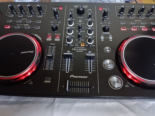 Pioneer DDJ-ERGO LIMITED DJ Controller 2-Deck USB LED Jog Wheel Tested Working