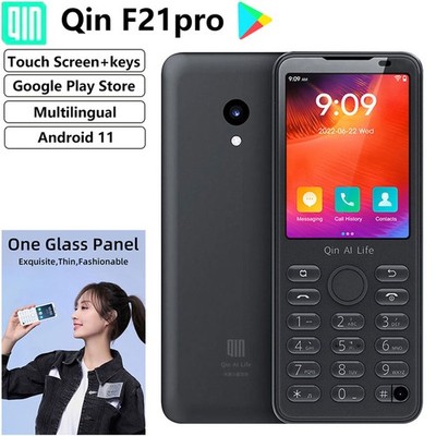 Unlocked MINI QIN F21 PRO 4G LTE Android 11 Smartphone QWERTY Keyboard Mobile