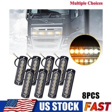 8-80pcs Amberwhite 6led Car Emergency Beacon Warning Hazard Flash Strobe Lights 8-80pcs Amberwhite 6led Car Emergency Beacon Warning Hazard Flash Strobe Lights