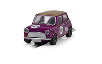 Austin Mini Cooper S Jo Polley 1:32 Metall Scalextric C4545 Modellauto Lila