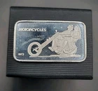 1973 Switzerland Mint Motorcycles Silver Art Bar 1oz 999 Silver