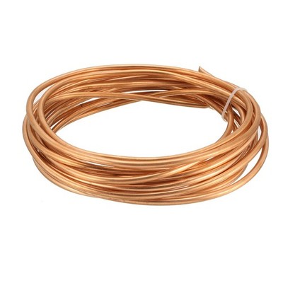 Refrigeration Tubing 4mm OD 3mm ID 16Ft L Copper Tubing Coil