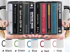 Depeche Mode Albums Cassette Collection Retro Coffee Tea Mug, Gift Cup, 11oz Mug