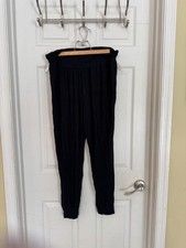 Athleta Black Yoga Style Activewear Pants Size Large