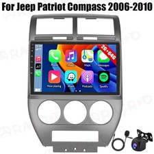 Carplay Android 15 Car Radio Gps Stereo For Jeep Patriot Compass 2006-2010 Wcam
