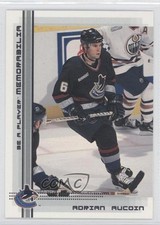 2000-01 ITG Be A Player Memorabilia Adrian Aucoin #362 0a0