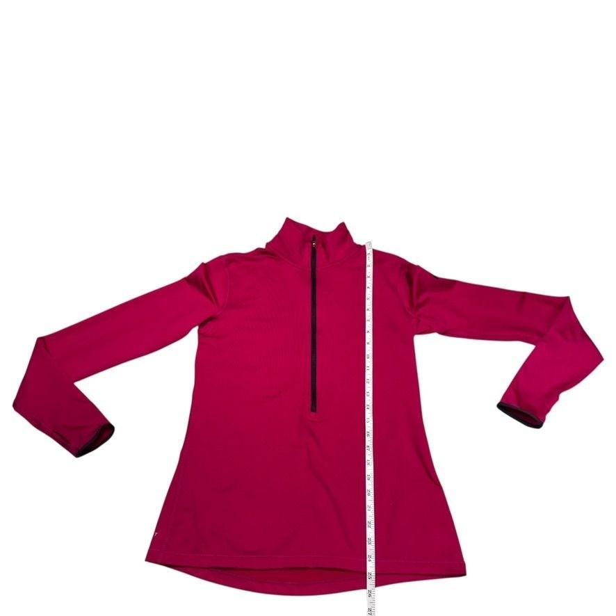Nike Pro Fleeced Lined Pullover Pink Size Large - image 4