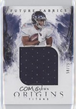 2020 Panini Origins Future Fabrics 58/75 AJ Brown #9 04vg