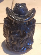 Skulptur octopus /schwarz lackiert