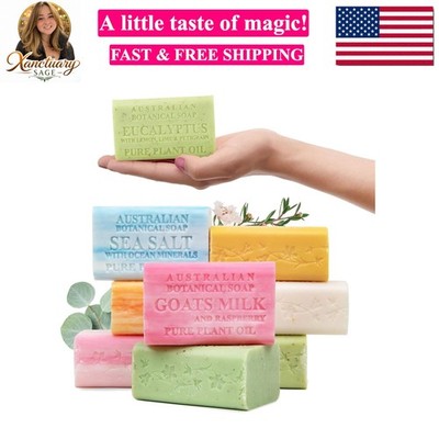 Variety Pack, 6.6 oz Bars   Goat Milk, Eucalyptus, Manuka Honey, Sea Salt, Pi...