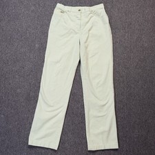 St John Sport by Marie Gray Women's Light Green Pants Size 8 Straight Stretch
