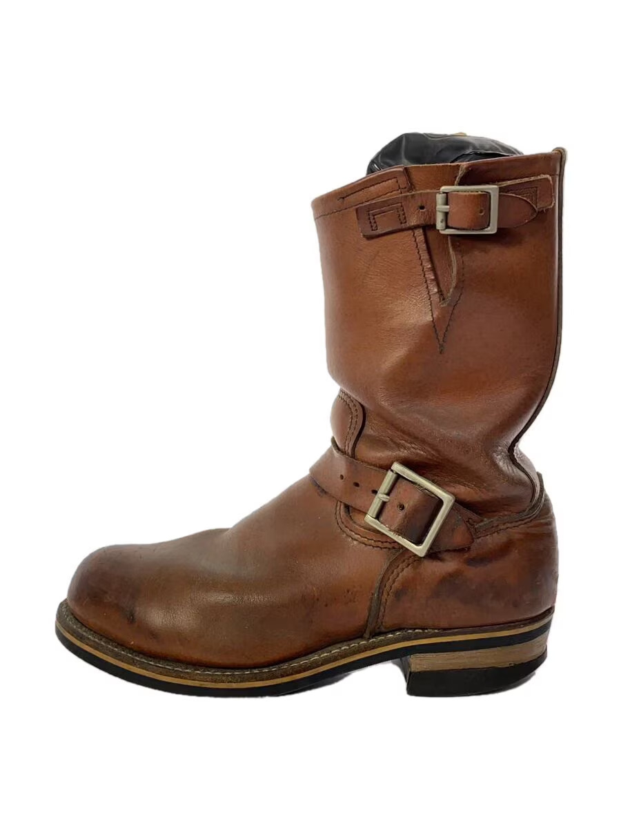 RedWing Boots 8271 Engineer Boots PT99 Vibram Sole Leather Brown