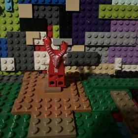 LEGO Ninjago Fangdam red two headed snake minifigure 9571 9445 9457