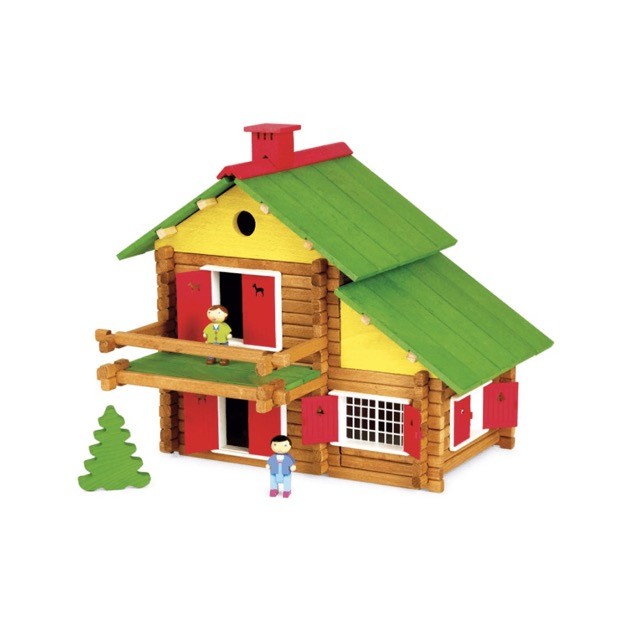 Mon chalet en bois 175 pièces pour transmettre la magie des jouets d'antan
