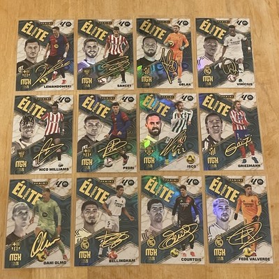 2025/26 Panini Elite Power Signature Style Gold Set 12 Karten LaLiga MGK
