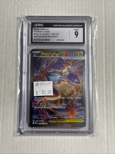 Mega Latias ex graded CGC 9 for sale on eBay