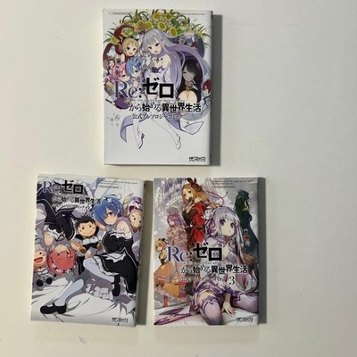 Re:Zero Official Anthology Comic Vol.1-3 Set Japanese Version From Japam JPN