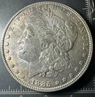 1885 Morgan Silver Dollar $1 – Philadelphia Mint – XF/AU Details – 90% Silver