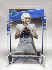 2020 Panini Chronicles - Clearly Donruss Rated Rookie Justin Herbert #RR-JH (RC)
