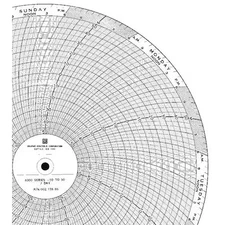 Graphic Controls Pw  00213886 7D Chart, 9.938 In, -50 To 50, 7 Day, Pk100
