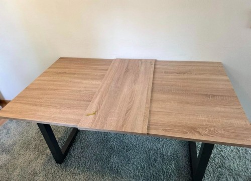 Esstisch Denver Artisan Eiche anthrazit 160-200x90 cm Esszimmertisch - Bild 6 von 6
