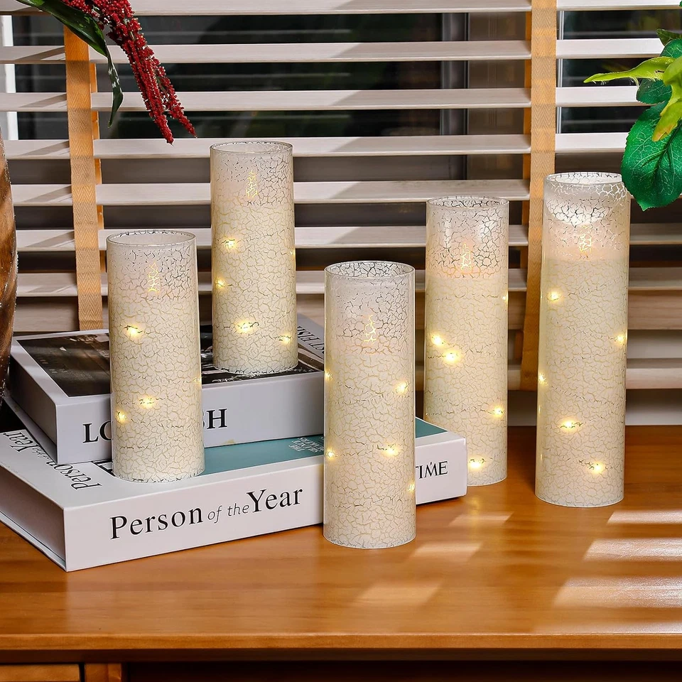 Flameless LED Pillar Candles with Remote Control and Timer, Battery Operated - Image 3 of 4