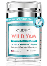 Wild Yam Cream, Hormone Balance for Women  Natural Estrogen  Progesterone Free