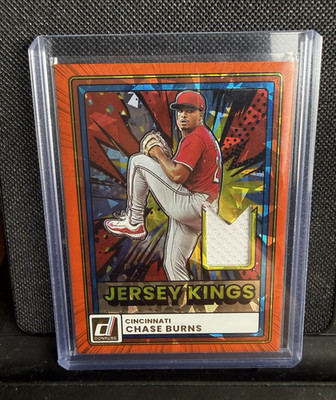Panini 2026 Donruss Baseball Jersey Kings Chase Burns JK-CB Cincinnati Reds