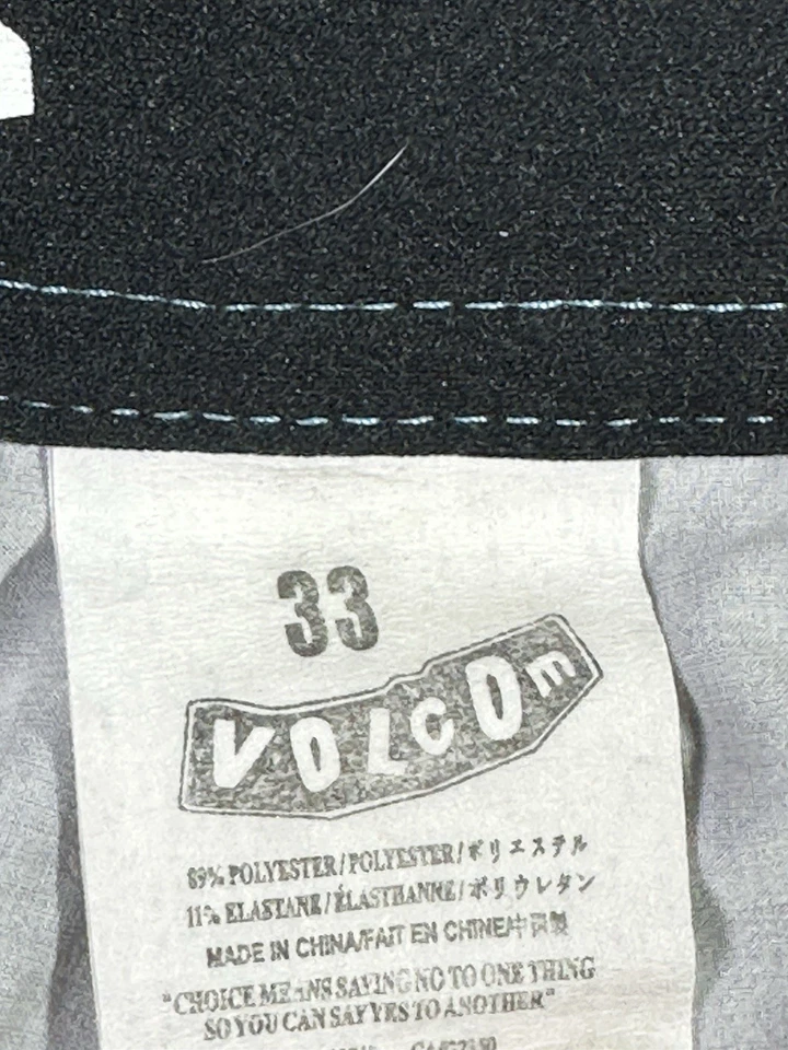 Volcom Board Shorts Mens 33 Blue Orange Black Swim Trunks Surf Flawed - Image 3 of 4