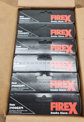 NEW IN BOX QTY 6 KIDDE FIREX INTERCONNECT SMOKE ALARM P12040