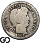 1901-S Barber Dime *Key Date*